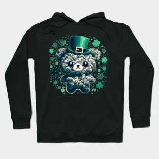 Happy st patricks day Kawaii green bear Hoodie